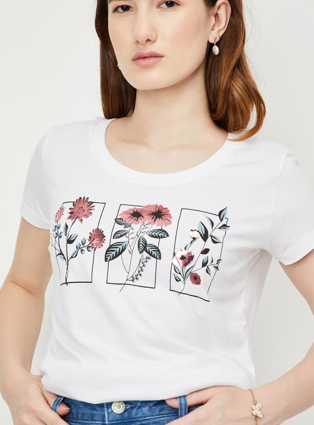 Women Graphic Printed T-shirt - Pack of 2