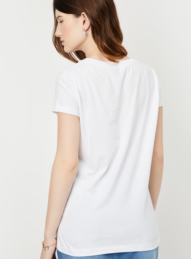 Women Graphic Printed T-shirt - Pack of 2