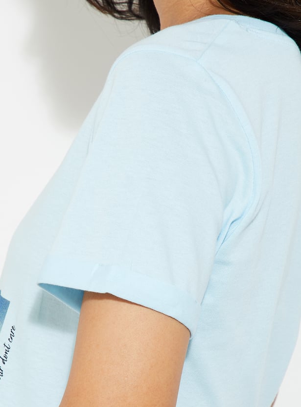 URB_N Women Graphic Printed T-shirt - Pack of 2