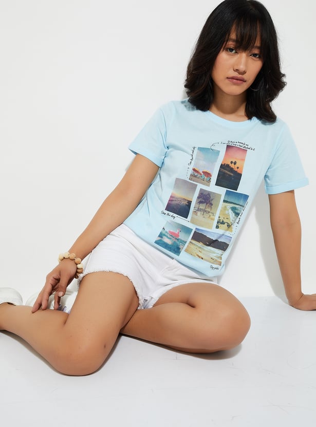 URB_N Women Graphic Printed T-shirt - Pack of 2