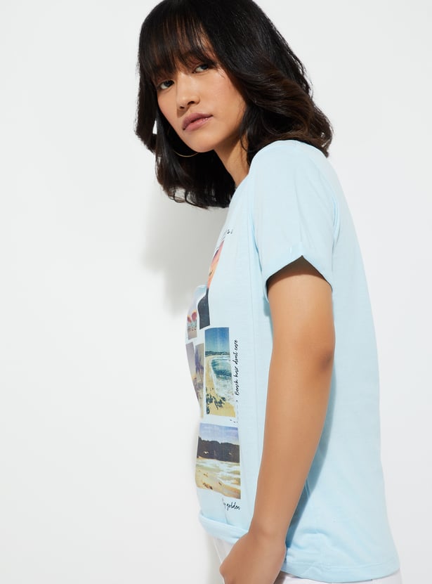 URB_N Women Graphic Printed T-shirt - Pack of 2