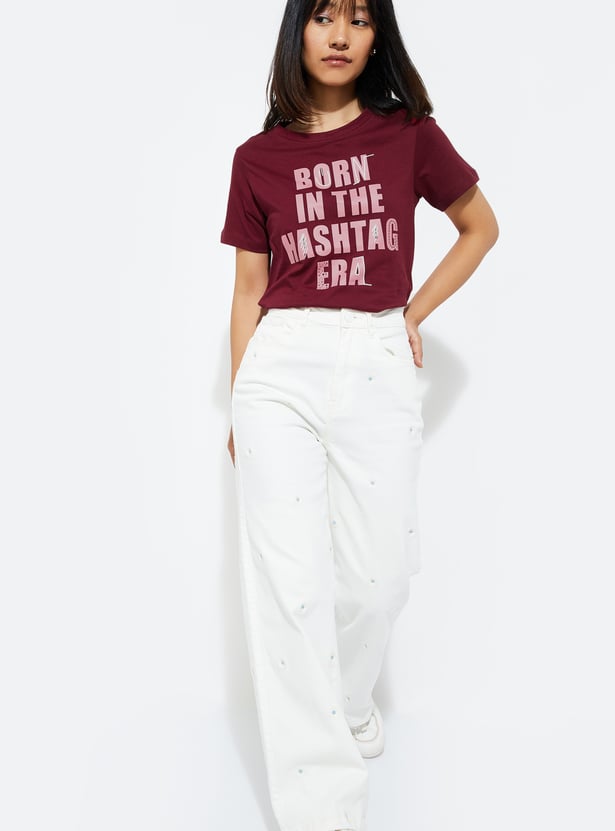 URB_N Women Graphic Printed T-shirt - Pack of 2