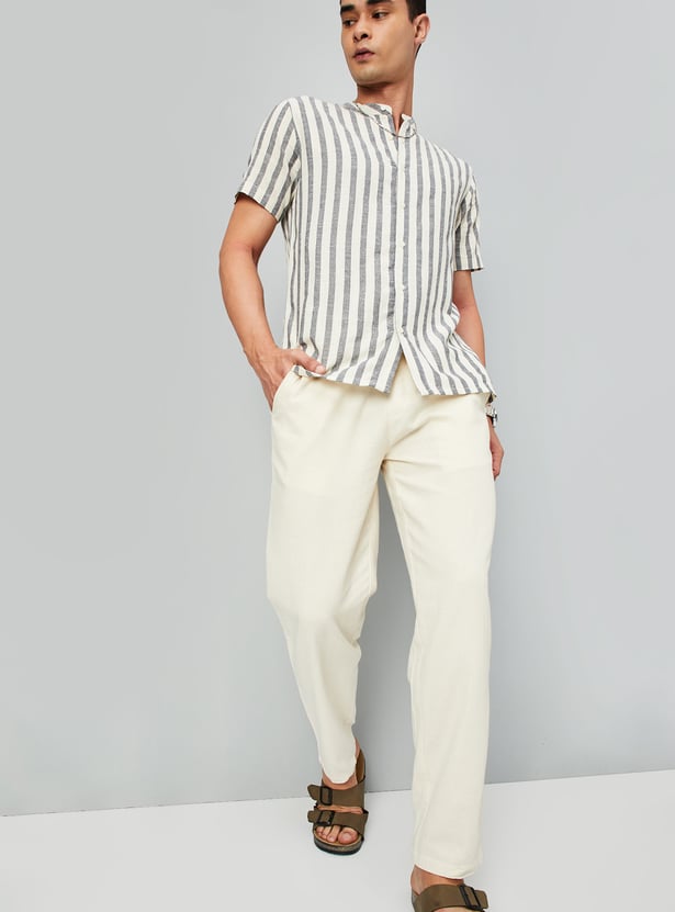 Men Solid Ethnic Pyjamas