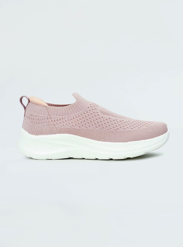 Women Knit Slip-On Sports Shoes