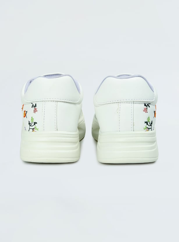 Women Embroidered Sneakers