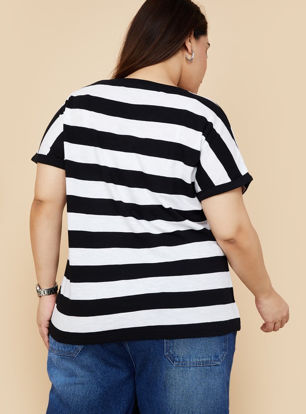 Women Striped T-shirt