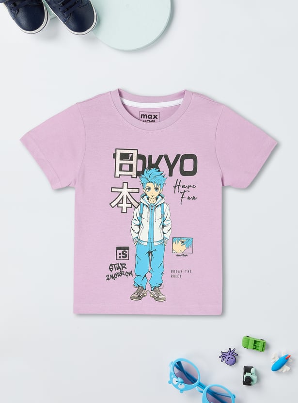 Boys Graphic Printed T-shirt
