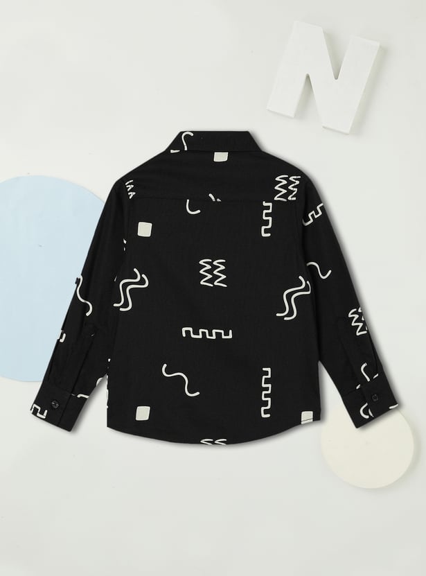 Boys All-Over Printed Shirt