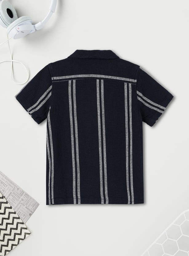 Boys Striped Resort Shirt