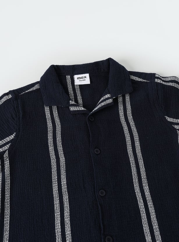 Boys Striped Resort Shirt