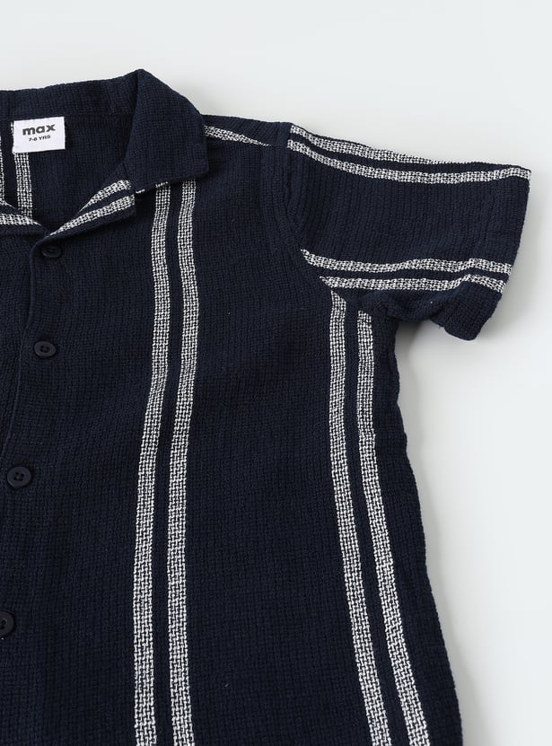 Boys Striped Resort Shirt