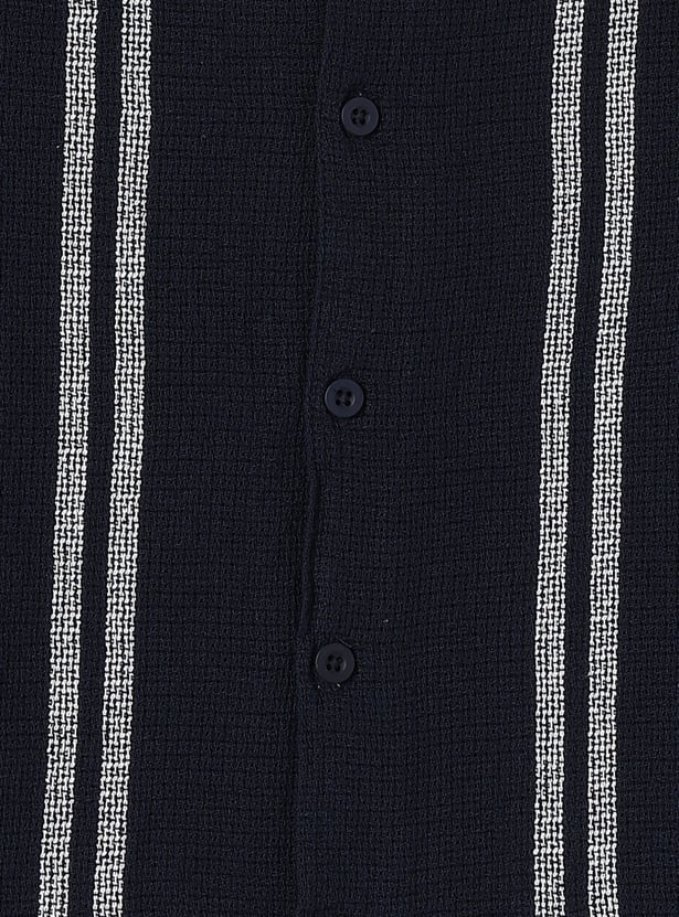 Boys Striped Resort Shirt