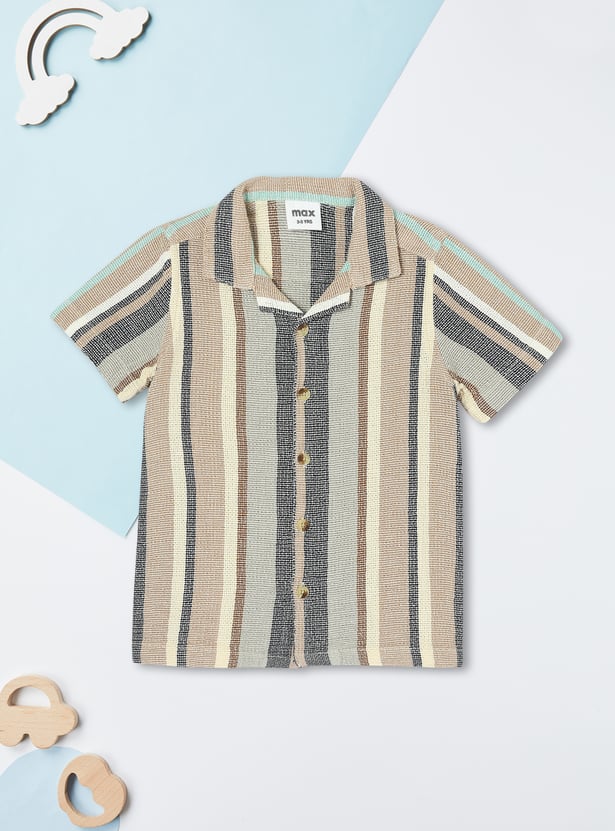 Boys Striped Resort Shirt