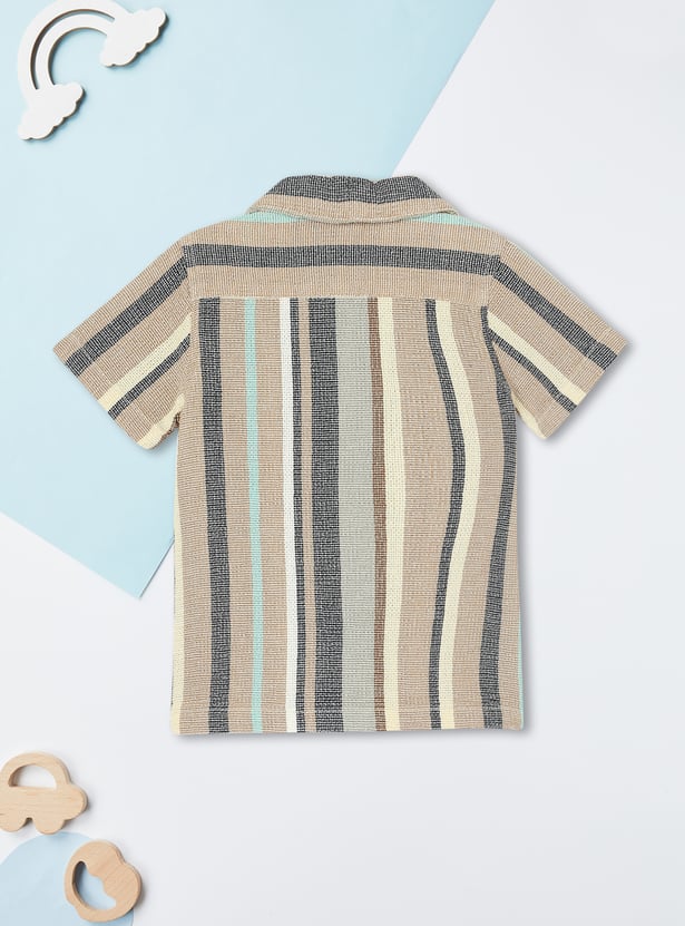 Boys Striped Resort Shirt