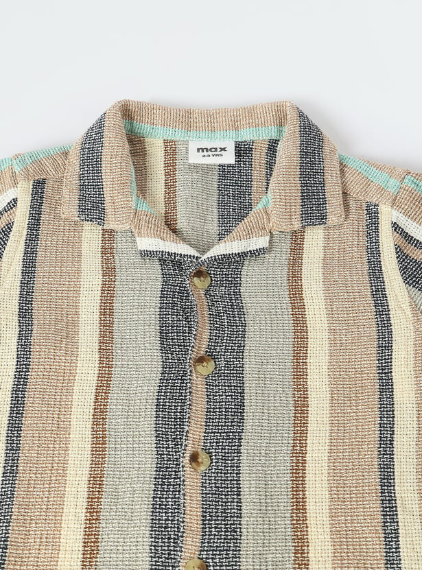 Boys Striped Resort Shirt