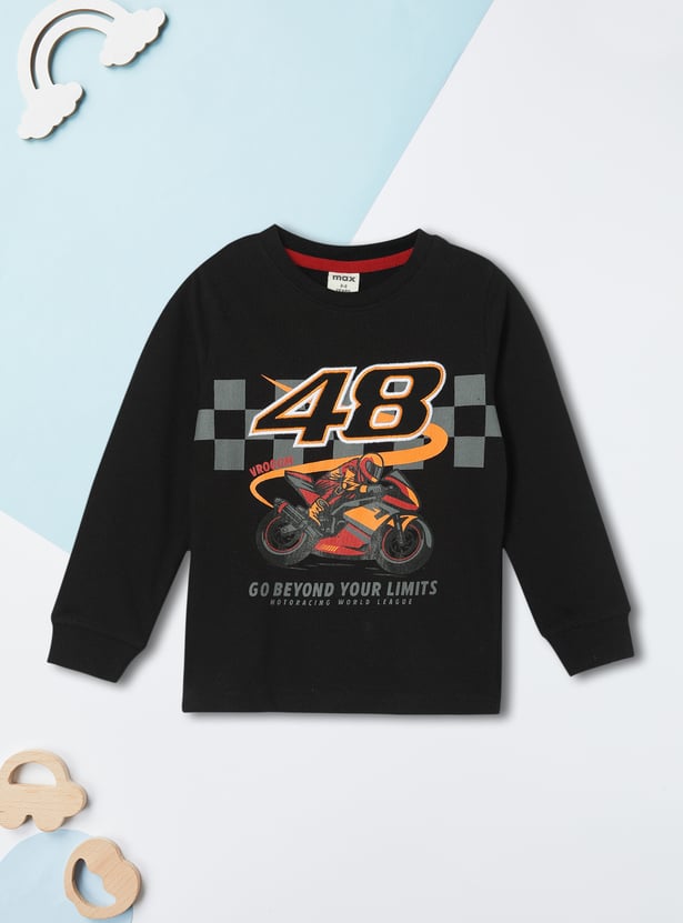 Boys Graphic Printed Sweatshirt