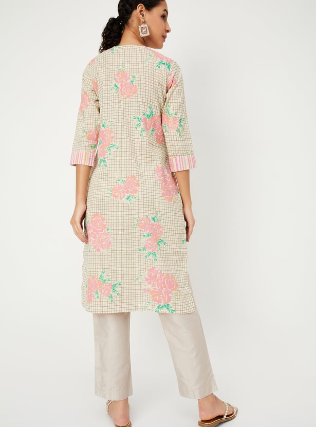 Women Printed Straight Kurta
