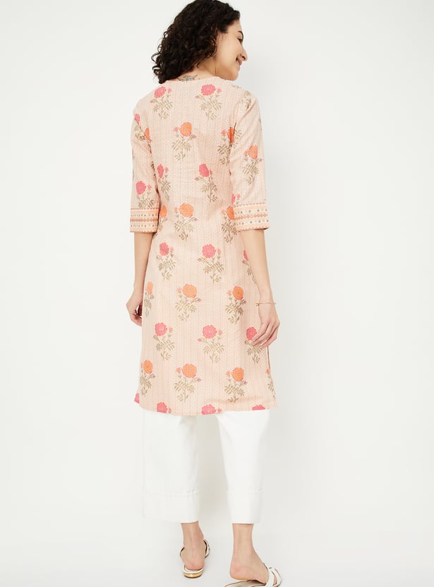 Women Printed Straight Kurta