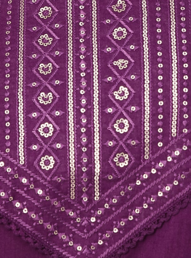 Women Embroidered Yoke Straight Kurta