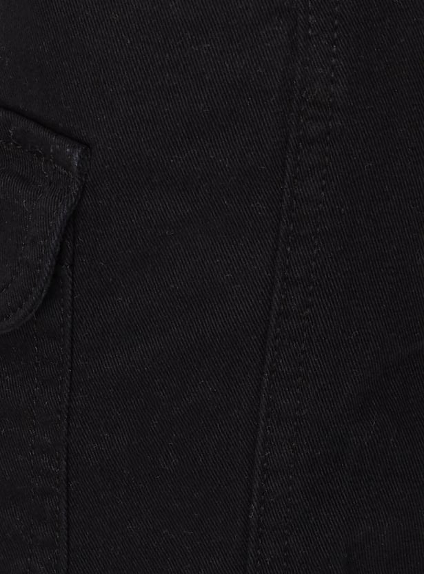 Women Solid Cargo Trousers