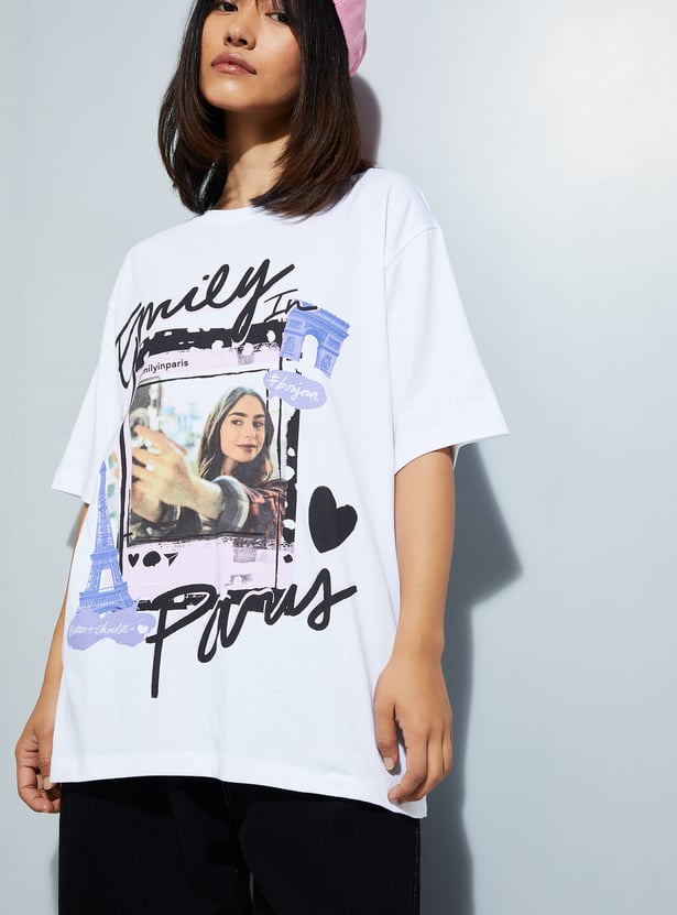 URB_N Women Emily In Paris Printed T-shirt