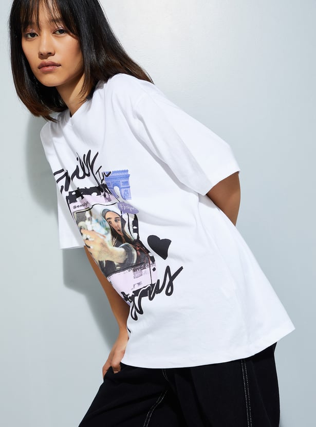 URB_N Women Emily In Paris Printed T-shirt