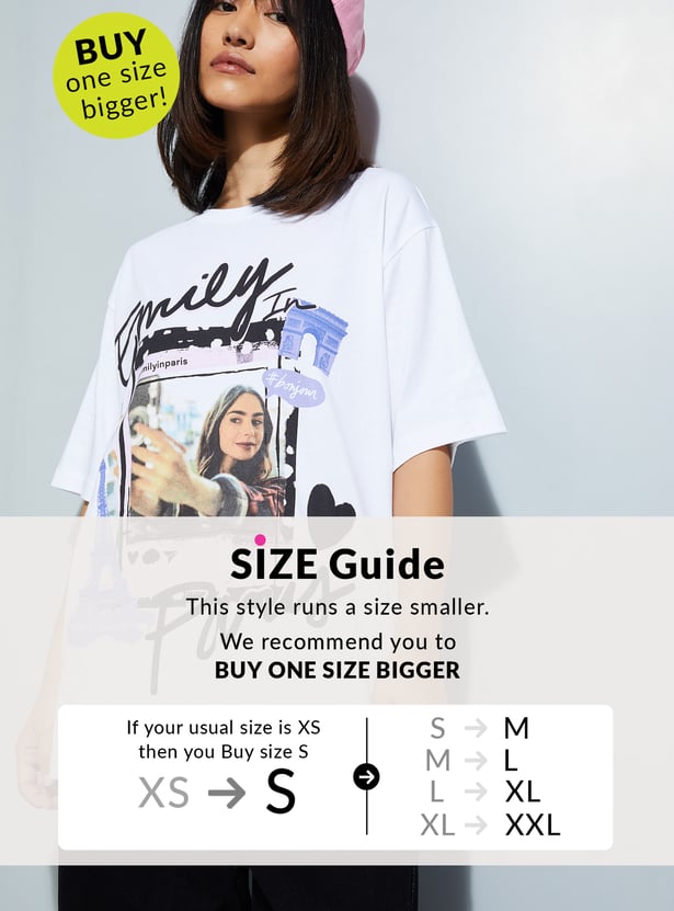 URB_N Women Emily In Paris Printed T-shirt