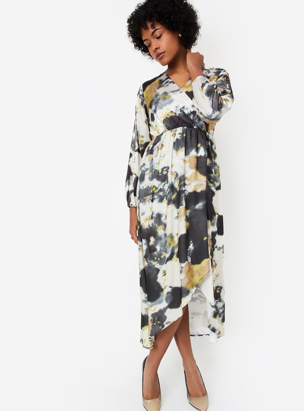 Kalki x Max Women Printed Wrap Dress
