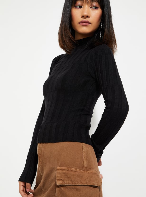 ALAYA F x URB_N Women Textured Knit Top