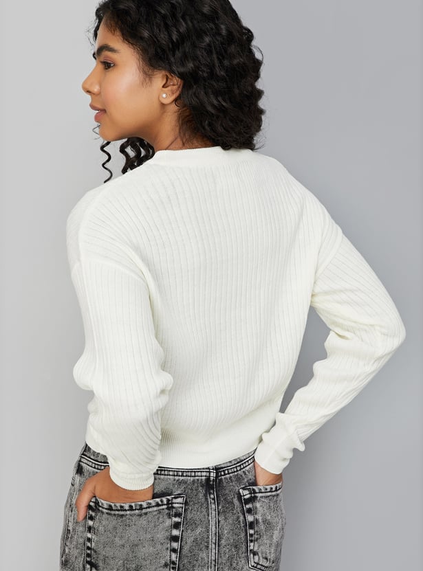 Women Ribbed Sweater