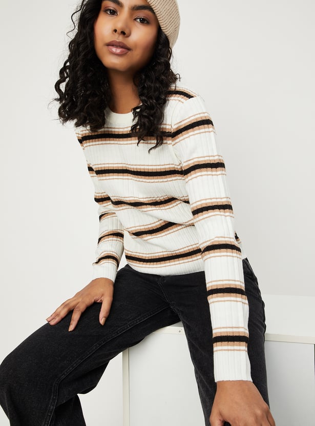 Women Striped Sweater