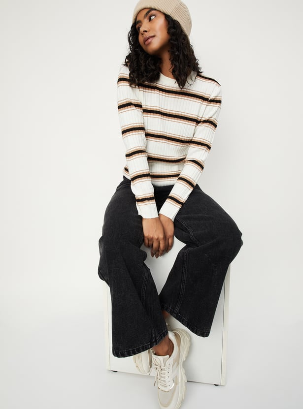 Women Striped Sweater