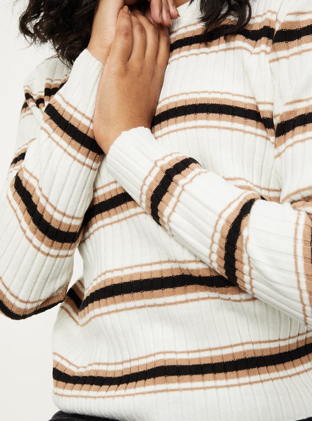 Women Striped Sweater