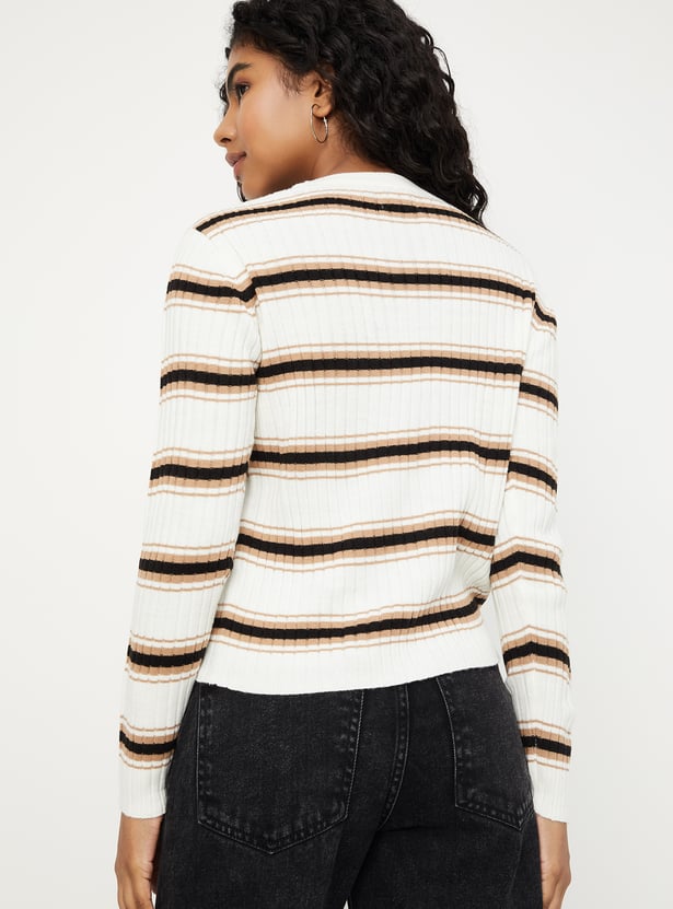 Women Striped Sweater