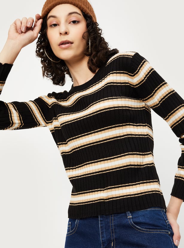 Women Striped Sweater