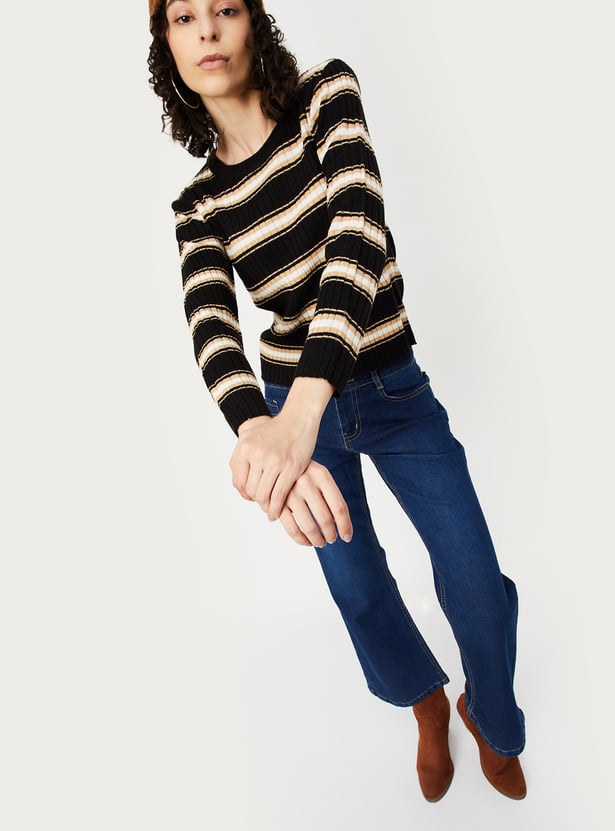 Women Striped Sweater