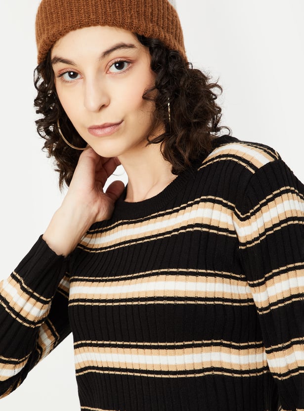 Women Striped Sweater