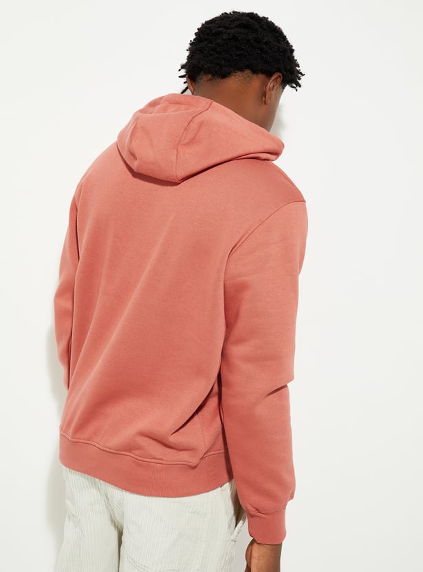 URB_N Men Printed Hooded Sweatshirt