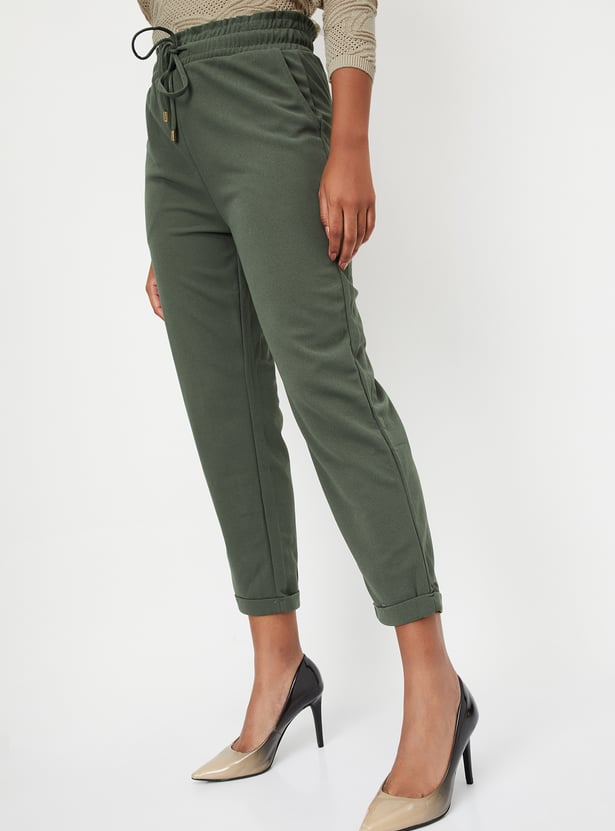 Buy Kalki x Max Women Solid Knit Pants Online at just Rs. 999.0