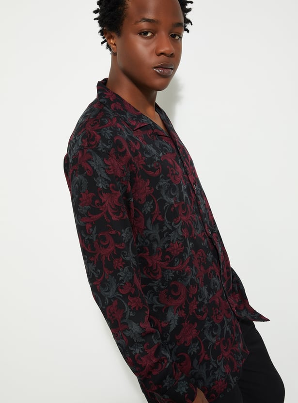 URB_N Men Oversized Printed Resort Shirt