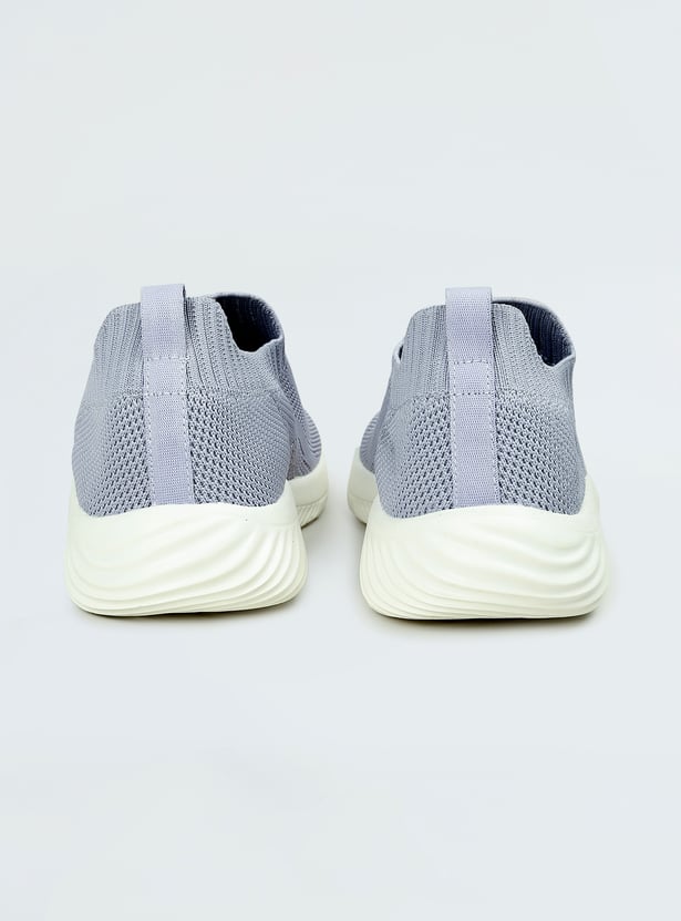 Women Textured Slip-On Sports Shoes