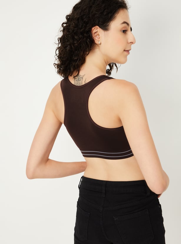 Women Ribbed Sports Bra