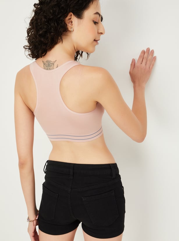 Women Ribbed Sports Bra