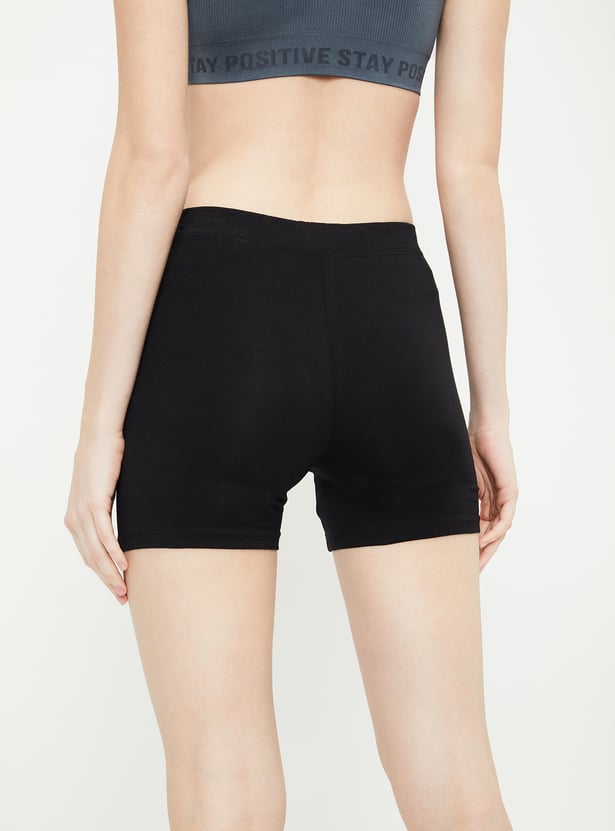 Women Solid Boyshorts