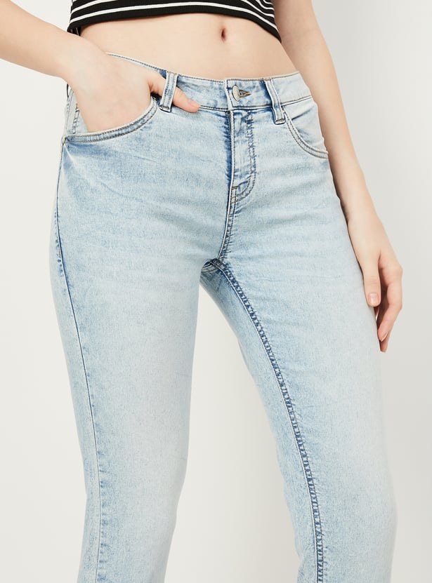 Women Skinny Fit Push-Up Jeans