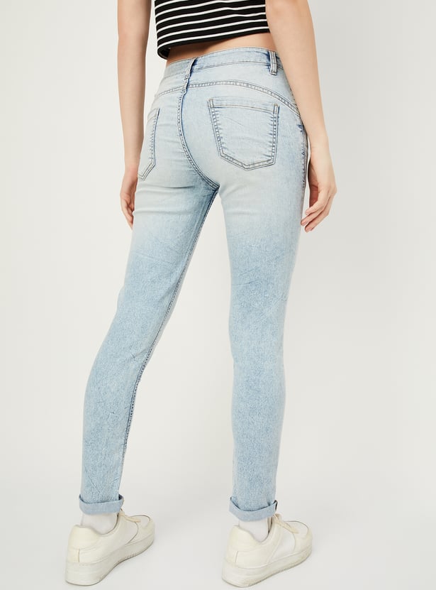 Women Skinny Fit Push-Up Jeans