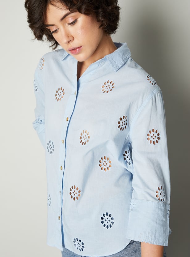 Women Oversized Schiffili Shirt