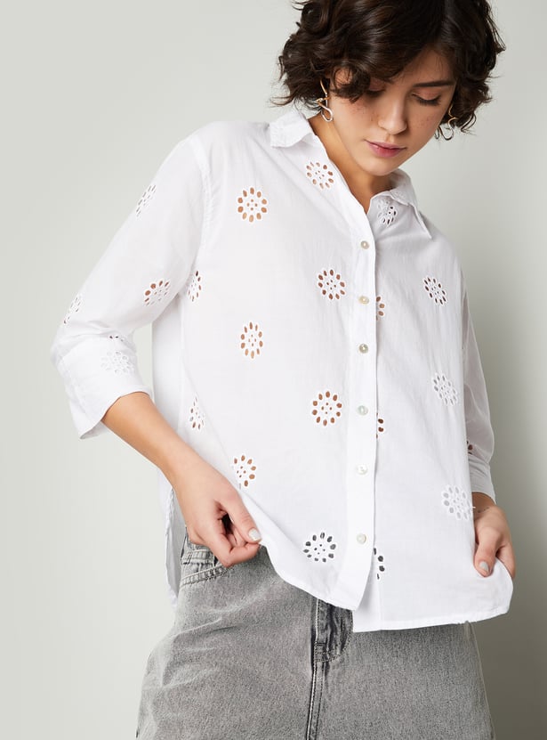 Women Oversized Schiffili Shirt