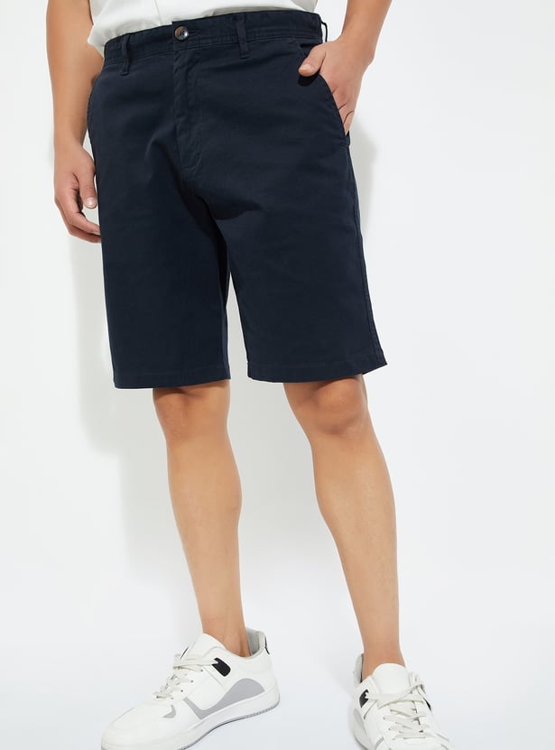 URB_N Men Solid Stretch Shorts