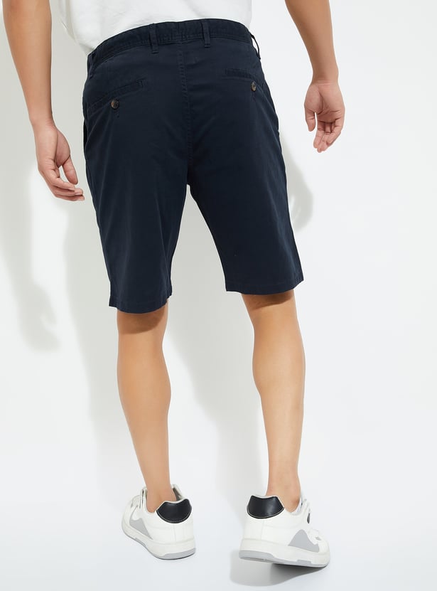 URB_N Men Solid Stretch Shorts